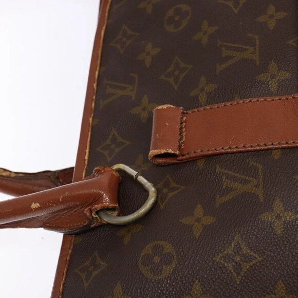 LOUIS VUITTON Monogram Sac Weekend PM Hand Bag M42425 LV Auth th6263 - Picture 10 of 16